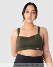 Load image into Gallery viewer, Hotmilk Zen Wirefree Maternity Sports Bra / Olive
