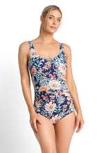 Load image into Gallery viewer, Jantzen Pintuck Mastectomy One Piece / Navy