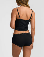 Load image into Gallery viewer, Parisienne Cotton Boyleg / Black