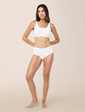 Load image into Gallery viewer, Emily Mid-Rise Hipster Brief / White
