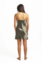 Load image into Gallery viewer, Silk Chemise Olive