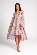 Load image into Gallery viewer, Cotton Voile Robe Botanica Pink