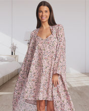 Load image into Gallery viewer, Cotton Voile Robe Botanica Pink