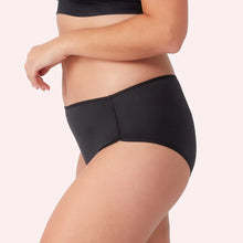 Load image into Gallery viewer, Love Luna Period Midi Brief / Black