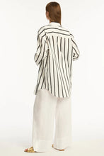 Load image into Gallery viewer, Corfu Stripe Shirt / Black