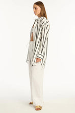 Load image into Gallery viewer, Corfu Stripe Shirt / Black