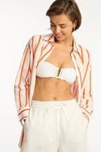 Load image into Gallery viewer, Sea Level Corfu Stripe Shirt / Flame