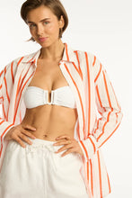 Load image into Gallery viewer, Sea Level Corfu Stripe Shirt / Flame