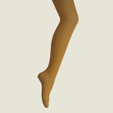 Load image into Gallery viewer, Merino Wool Textured Knit Tights Tobacco