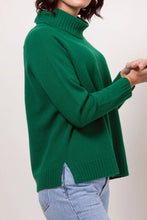 Load image into Gallery viewer, 100% Merino Wool ( Cashfeel ) Roll Neck Sweater - Green