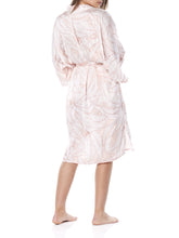 Load image into Gallery viewer, Pandora Satin Robe / White - Orange
