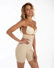 Load image into Gallery viewer, Secret Weapons / Lace Up Stick on Bra Nude