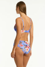 Load image into Gallery viewer, Blue Hawaii Cross Front Multifit Bra