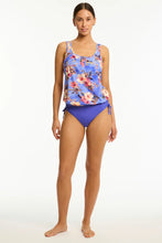 Load image into Gallery viewer, Blue Hawaii Blouson Tankini