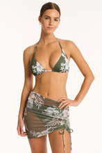 Load image into Gallery viewer, Aloha Drawstring Mini Mesh Skirt