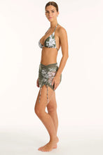 Load image into Gallery viewer, Aloha Drawstring Mini Mesh Skirt