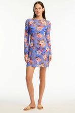 Load image into Gallery viewer, Blue Hawaii Mesh Short Dress