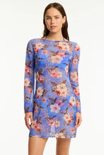 Load image into Gallery viewer, Blue Hawaii Mesh Short Dress