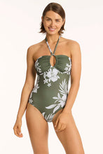 Load image into Gallery viewer, Aloha Halter Bandeau One Piece
