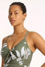 Load image into Gallery viewer, Aloha Tie Front DD/E One Piece