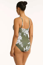 Load image into Gallery viewer, Aloha Tie Front DD/E One Piece