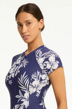 Load image into Gallery viewer, Aloha Short Sleeve High Leg One Piece