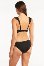 Load image into Gallery viewer, Essentials Frill Bra Top / Black