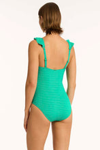 Load image into Gallery viewer, Capri Frill One Piece Evergreen