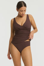 Load image into Gallery viewer, Spinnaker Cross Front Tankini - Cocoa