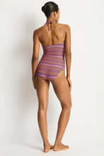 Load image into Gallery viewer, Tessera U Bar Bandeau One Piece