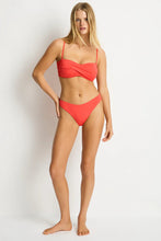 Load image into Gallery viewer, Sea Level Essentials Edit Twist Bandeau Tango