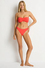 Load image into Gallery viewer, Sea Level Essentials Edit Twist Bandeau Tango