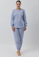 Load image into Gallery viewer, FLOWERETTE SKI PJ SET DENIM