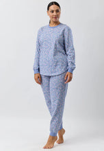Load image into Gallery viewer, FLOWERETTE SKI PJ SET DENIM