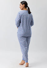 Load image into Gallery viewer, FLOWERETTE SKI PJ SET DENIM