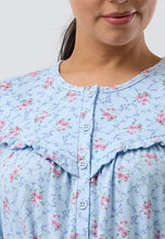Load image into Gallery viewer, POSY NIGHTIE BLUE