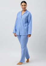Load image into Gallery viewer, LATTICE REVERE PJ SET BLUE - SK500L5