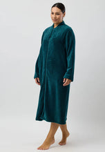 Load image into Gallery viewer, ZIP EMBROIDERED GOWN FOREST