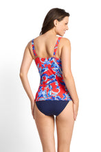 Load image into Gallery viewer, Hula Twist Front Ruched Singlet Red