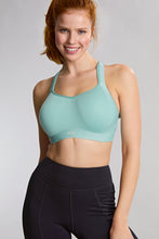 Load image into Gallery viewer, Panache Sport Power Underwired Sports Bra - Aqua Haze/Wave Print