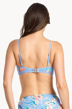 Load image into Gallery viewer, Chilio Multi Bar Bra Blue