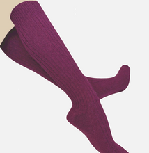 Load image into Gallery viewer, Alpaca Knee-High Sock Style 01H Charcoal