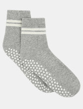 Load image into Gallery viewer, Organic Cotton Grip Crew Sock - Grey Marle