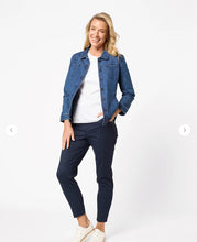 Load image into Gallery viewer, Taren Slim Short Length Pant - Ink