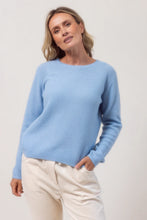Load image into Gallery viewer, Moss Stitch Sweater Powder Blue
