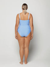 Load image into Gallery viewer, Sailor Blue Square Neck One Piece