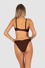 Load image into Gallery viewer, Positano D/E Cup Underwire Bikini Bra Top- Mocha