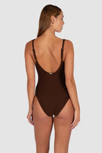Load image into Gallery viewer, Positano C/DD Cup Longline One Piece Swimsuit- Mocha