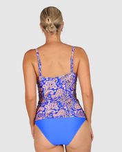 Load image into Gallery viewer, Marrakesh D/E Cup Wrap Singlet Top Black