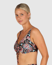 Load image into Gallery viewer, Marrakesh F Cup Bikini Top Atlantic